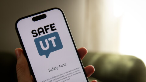 SafeUT is a free, confidential app and website that connects Utah students, parents and educators to mental health counselors.