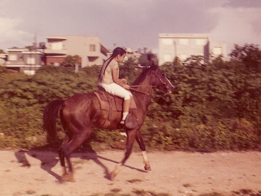 Margarita Engle as a child in Cuba.