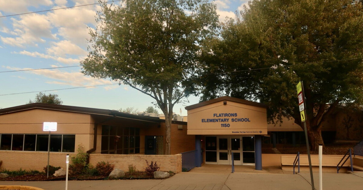 Flatirons Elementary School in Boulder, Colorado, is one of four Boulder Valley School District elementary schools that’s slated to close before the 2027-2028 school year.
