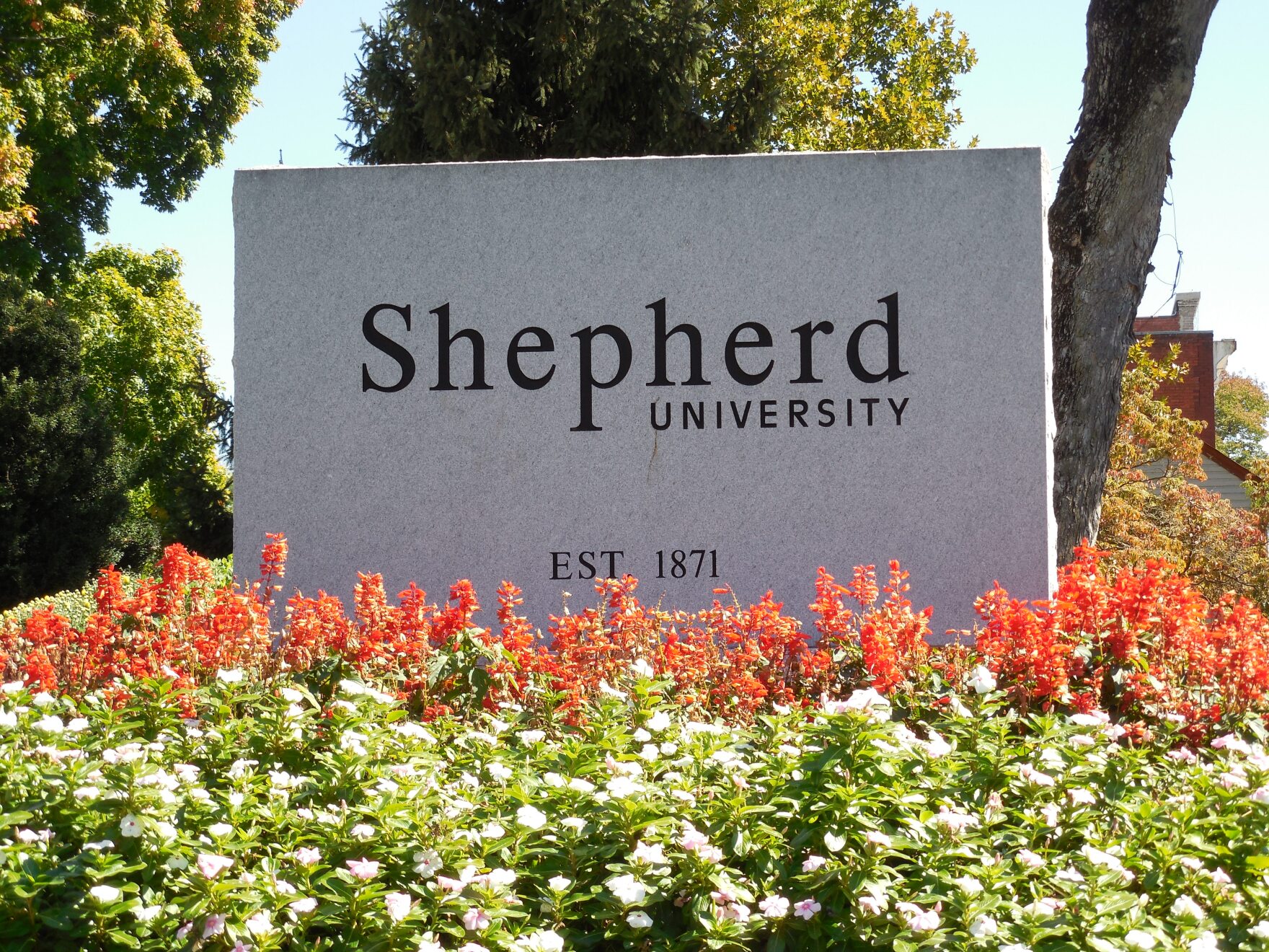 Shepherd University Sign