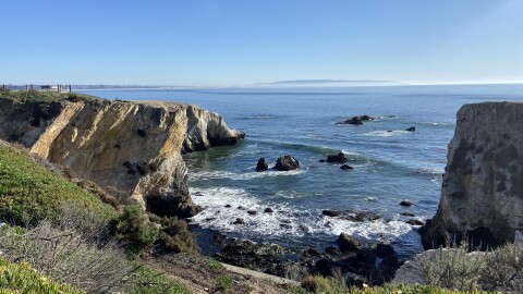 Shell Beach in San Luis Obispo County.
