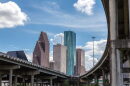 The Houston skyline.