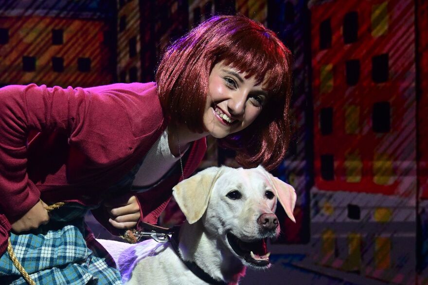 Teegan onstage with Sophe Nesanelis