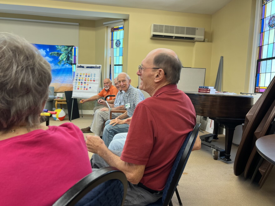 People with dementia and their caregivers get together each week in Wooster for art, exercise and community.