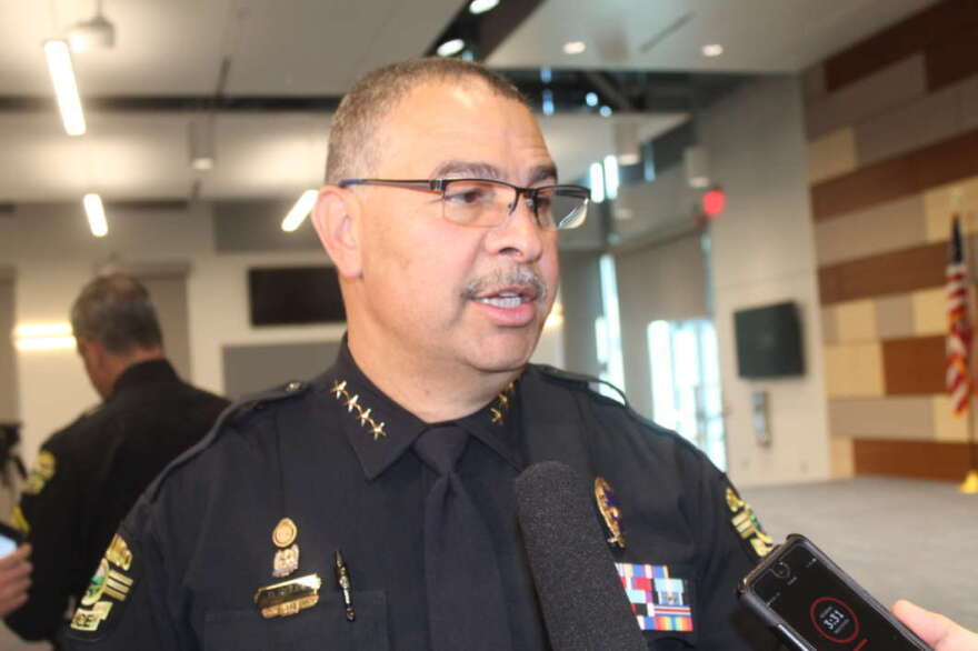 OPD Chief Orlando Rolón. Photo: Christian Simmons / WMFE file