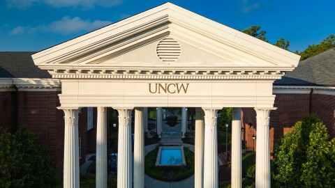 UNCW's Leutze Columns.