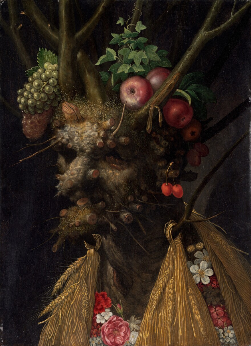 Four Seasons in One Head by Giuseppe Arcimboldo