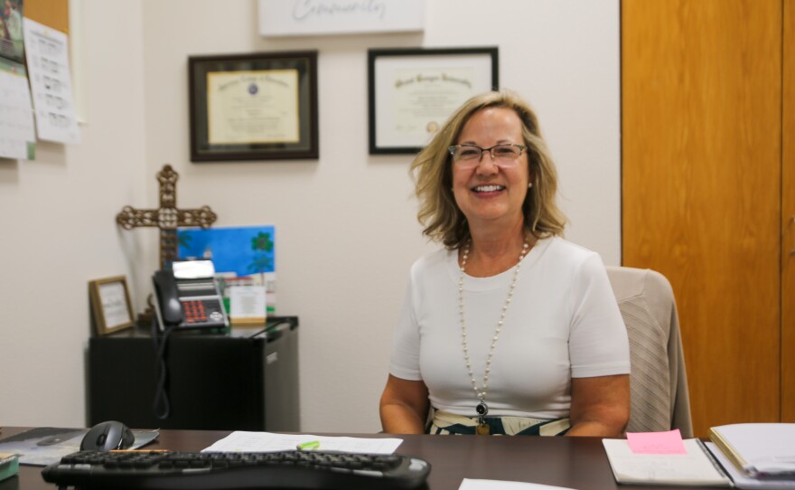 Sherryl Gerber has been principal for three years, but she's been a part of Yuma Catholic for longer — a decade, to be precise.