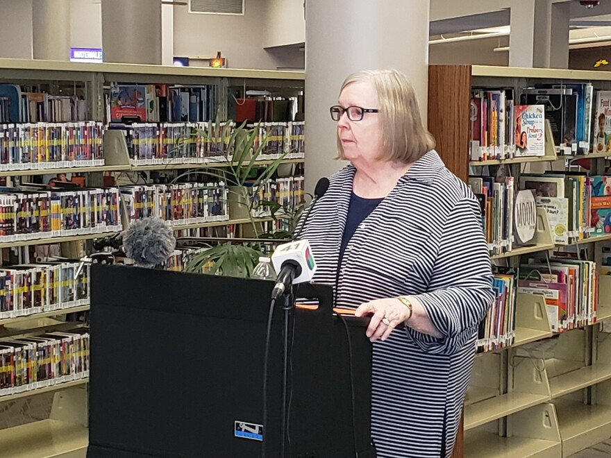 Bexar County Elections Administrator Jacque Callanen told reporters during a news conference on Oct. 5 at Collin Gardens Public Library, south of downtown, that she has not seen a lawsuit filed against the county seeking 388 election day sites on Nov. 8.