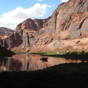 The lower slough in Lees Ferry, Colorado River, Arizona, Glen Canyon National Recreation Area.