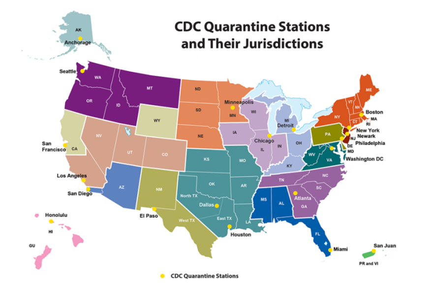 Coronavirus Screenings Coming To Dallas Houston And El Paso Kera News El Paso On Map