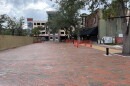 First look at the Streatery following the removal of construction barriers.