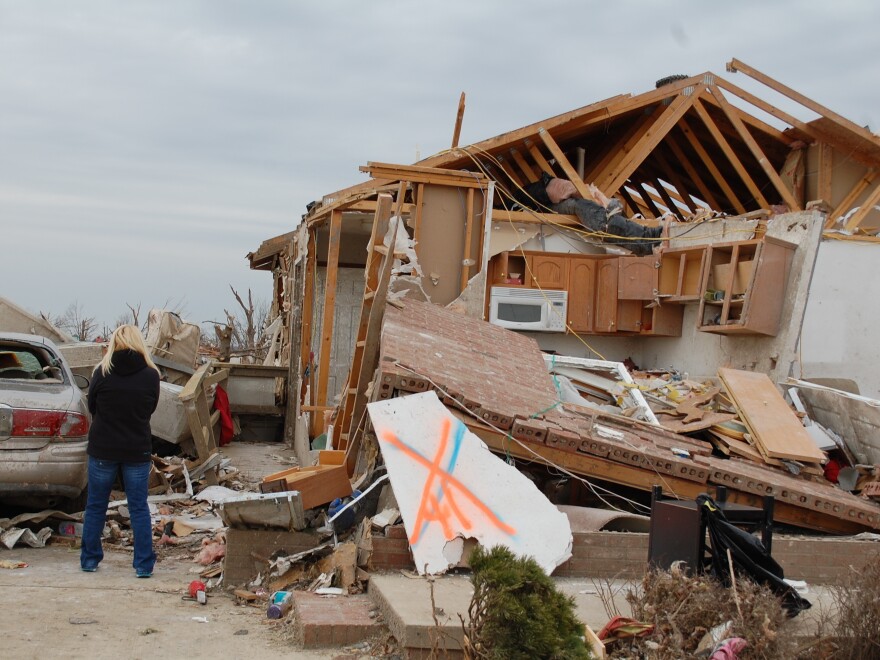 Damage of some homes and cars is so great that they'll be written off as total losses.