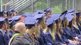 High school seniors attend graduation ceremony