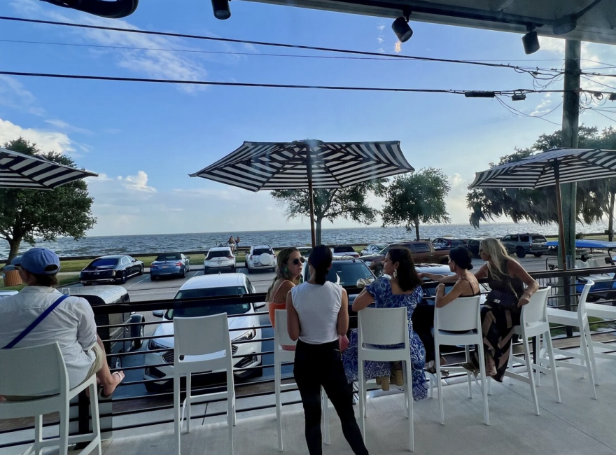 Aperitif Spritz and Bites is a lakefront restaurant in Mandeville.