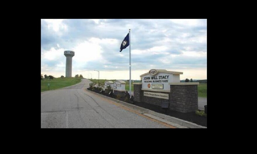 Entrance to the John Will Stacy MMRC Industrial Park in Rowan County
