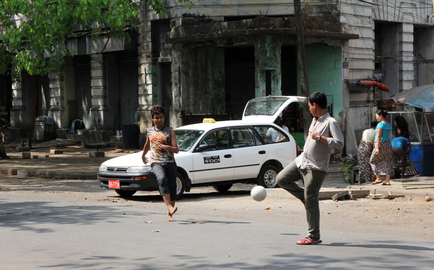 Yangon's colonial heart has a vibrant street life – unlike some of the tourist districts in other East Asian countries.