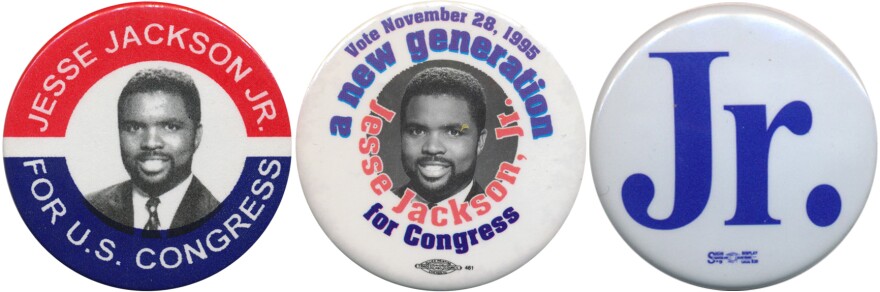 Jackson was first elected to Congress in 1995. In his 2012 race, "Junior" was sufficient.