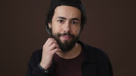 Ramy Youssef, star of the upcoming Hulu series "Ramy," poses for a portrait during the 2019 Winter Television Critics Association Press Tour, Monday, Feb. 11, 2019, in Pasadena, Calif. (Chris Pizzello/Invision/AP)