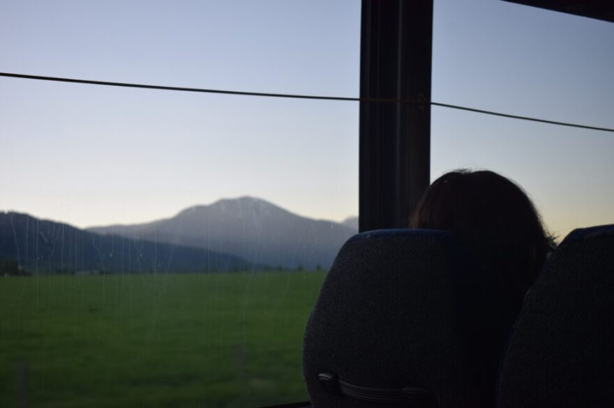 M.E. Sorci said she misses the time she is typically able to spend in Teton Valley. However, one silver lining to the long bus commute, she gets some time to read in the mornings!