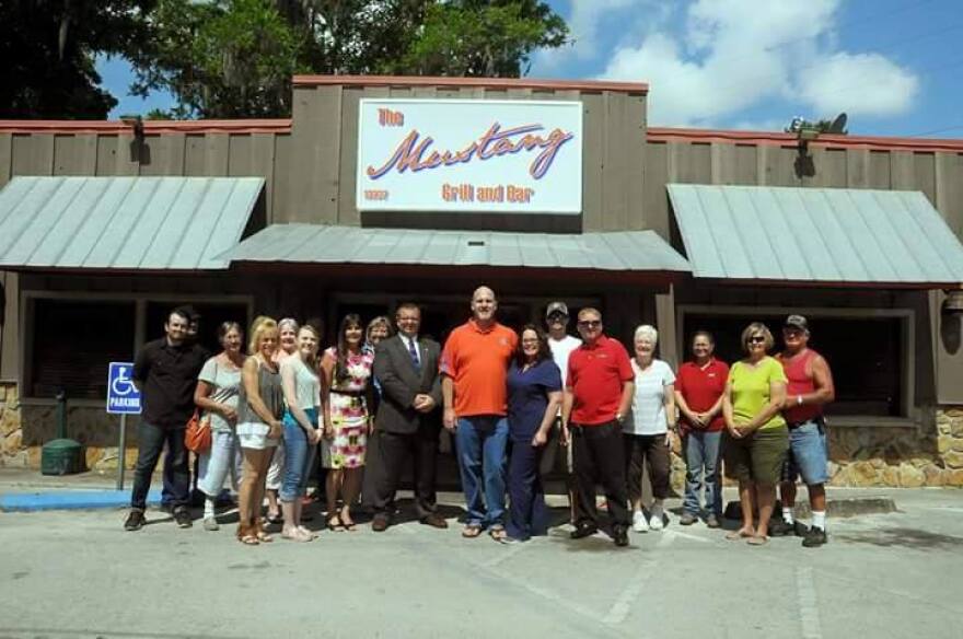 Shawn Willis reclaimed an old building last June and turned it into Archer's third restaurant - the Mustang Grill and Bar.