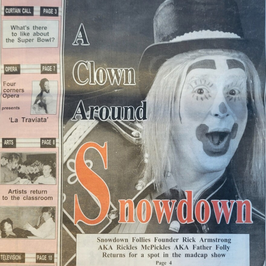 Clown Around Snowdown was the brainchild of Rick Armstrong, a festival organizer who became fascinated with clowns in the early 1990's.