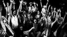 The cast of "Hair". (Courtesy Playbill)