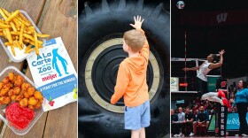 (From left) A La Carte at the Zoo, Wheels & Water at Discovery World and AVCA First Serve at Fiserv Forum.