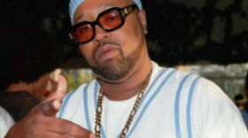 DJ Kay Slay attends a listening party for "Violator The Album: V2.0" in New York on July 12, 2001.