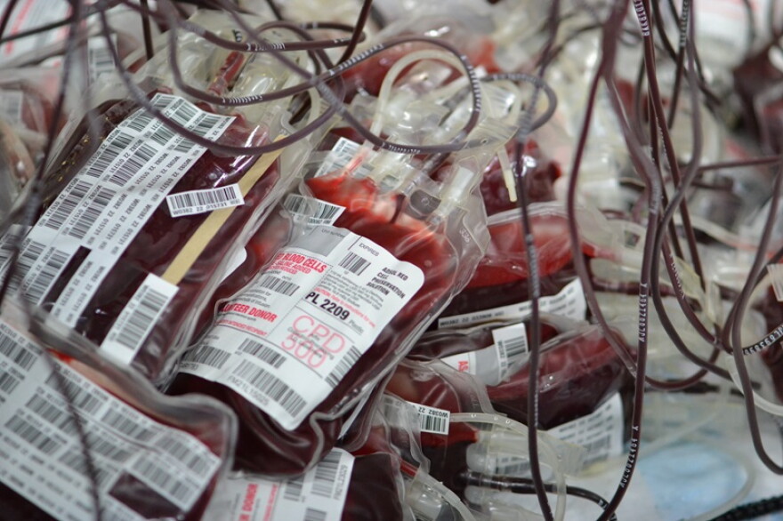 Last week's winter weather lead to shortages at the Kentucky Blood Center, with supplies of less than a day of four blood types.