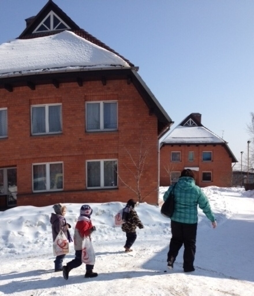 The SOS Children's Village in Tomilino is one of six such complexes in Russia. Each location houses about 60 orphaned or abandoned children.