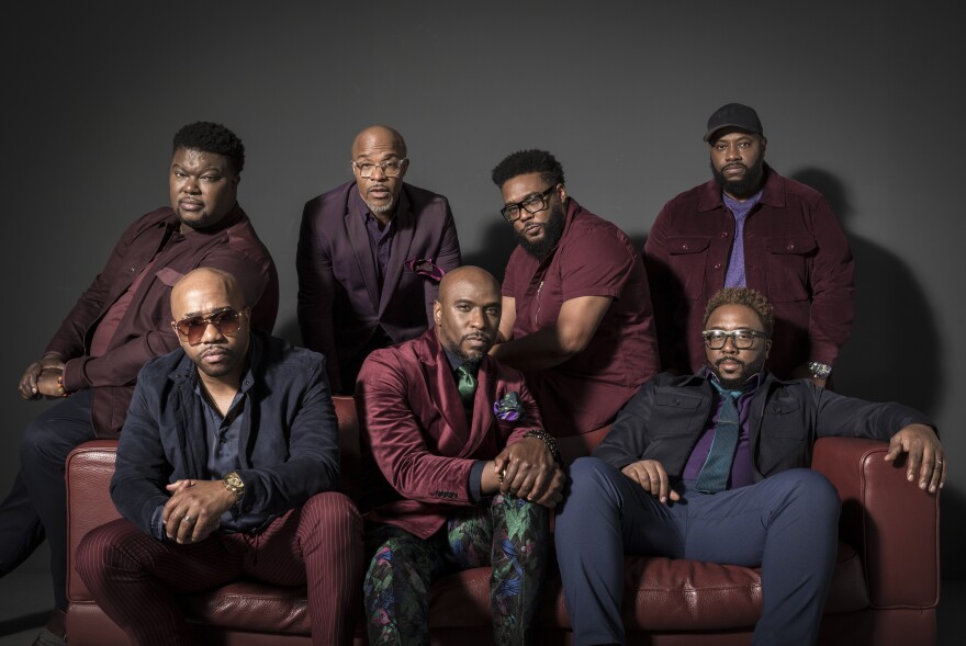 Back Row: N'namdi Bryant, Rod Eldridge, Warren Thomas, Dwight Stewart Front Row: Sean Simmonds, Ricky Cort, Roger Thomas