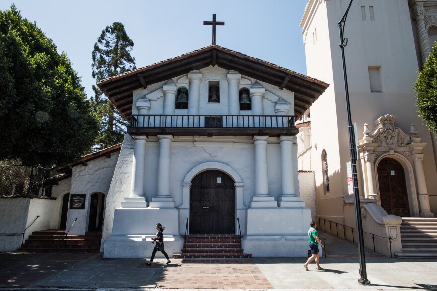 The Mission San Francisco de Asis was founded on June 29, 1776, and is commonly known as Mission Dolores. It is the oldest building in San Francisco and was under the direction of Father Junipero Serra.