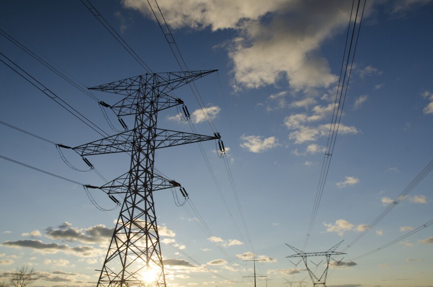  Transmission lines connect electricity resources across long distances. 