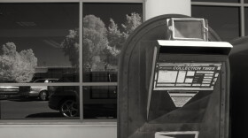 U.S. Postal Service box.