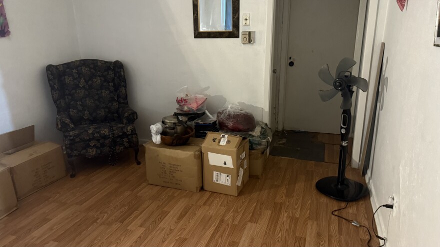 Wen Becerra packed up most of his belongings Wednesday as he prepares to move out before the end of the month.