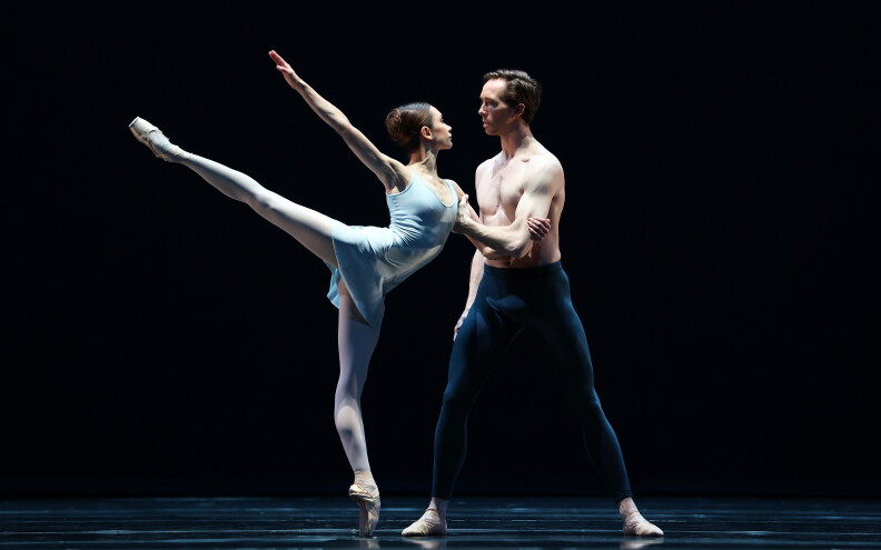 Dutch National Ballet dancers performing Hans van Manen's Trois Gnossiennes.