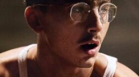 Movie poster for the sports comedy drama "Marty Supreme"