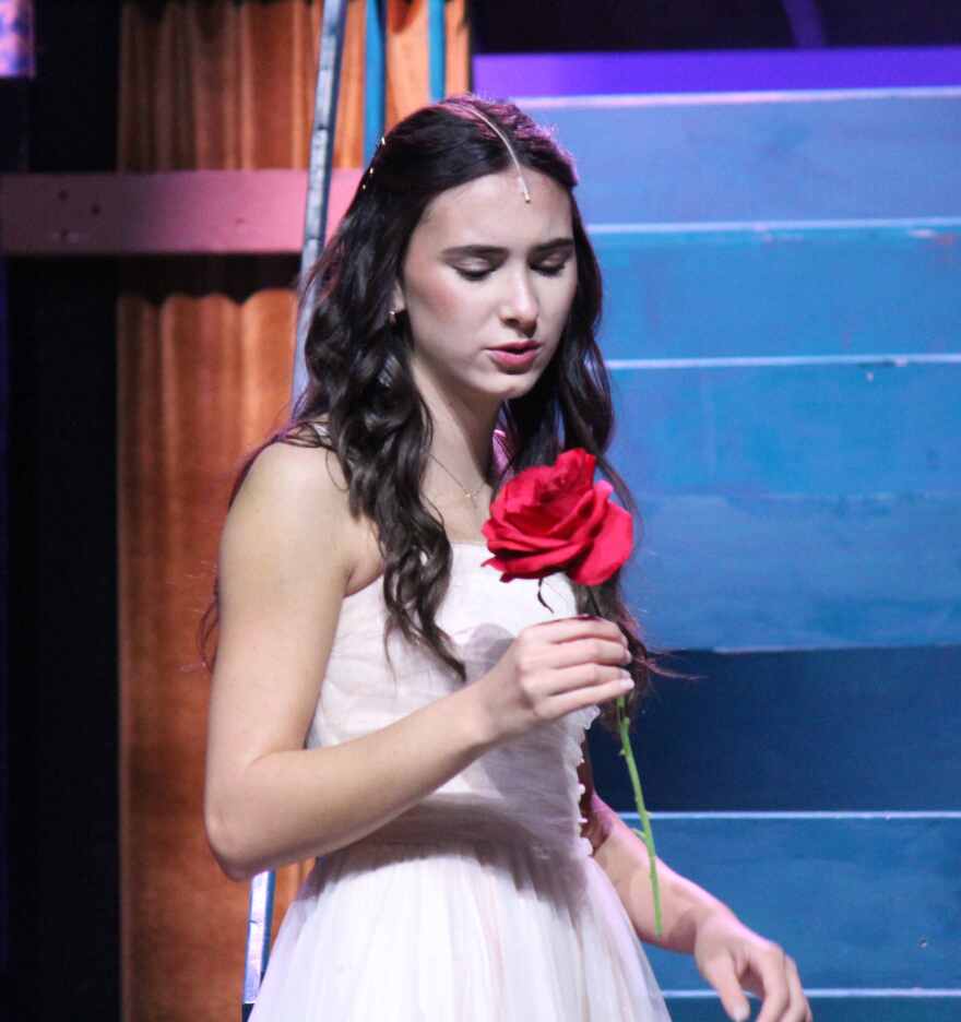 Gigi Lieze-Adams in the role of Natasha Rostova.