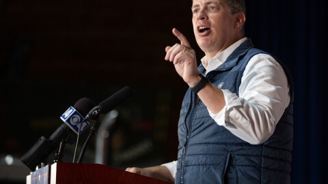 Former state Sen. Bill Eigel, R-Weldon Spring, announces his bid for Missouri governor in September 2023. Eigel's fundraising practices during his unsuccessful gubernatorial run inspired legislation from his former GOP colleagues in the Missouri House.