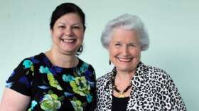 Sandi Vidal and Linda Chapin. Photo: Matthew Peddie, WMFE