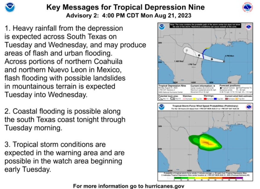 NHC: Warnings Issued for Tropical Storm Franklin as It Approaches ...