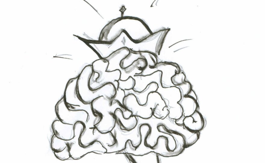 Brain with crown