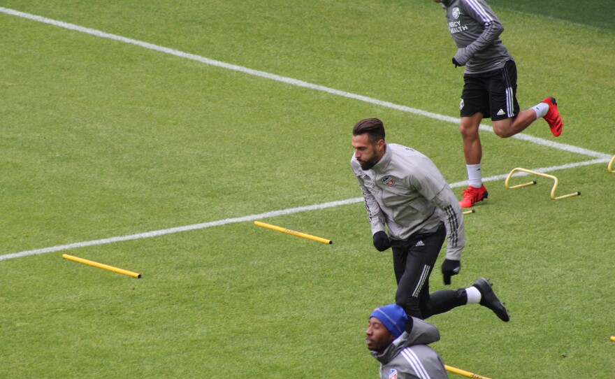 Defender Geoff Cameron is entering his second season with FC Cincinnati. After starting his career in 2008, he's been an MLS All-Star twice with the Houston Dynamo and played with English clubs Stoke City and Queens Park Rangers from 2012 to 2021.