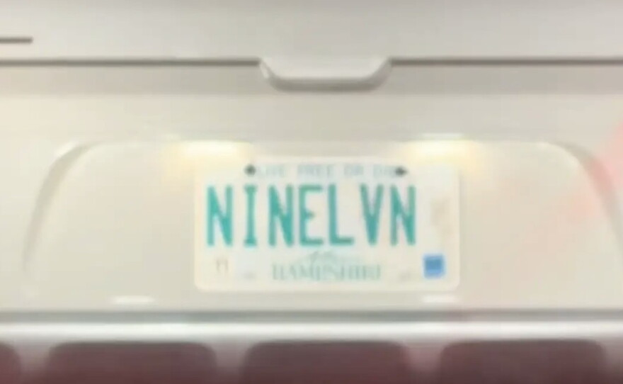Vanity plates are all over New Hampshire.