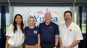Freida Madrigal and Marty Schotten have each worked 45 years at Onvida Health in Yuma.