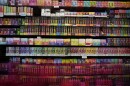 Disposable flavored electronic cigarette devices are displayed for sale at Vapes N Smoke in Pinecrest, Fla., Monday, June 26, 2023.