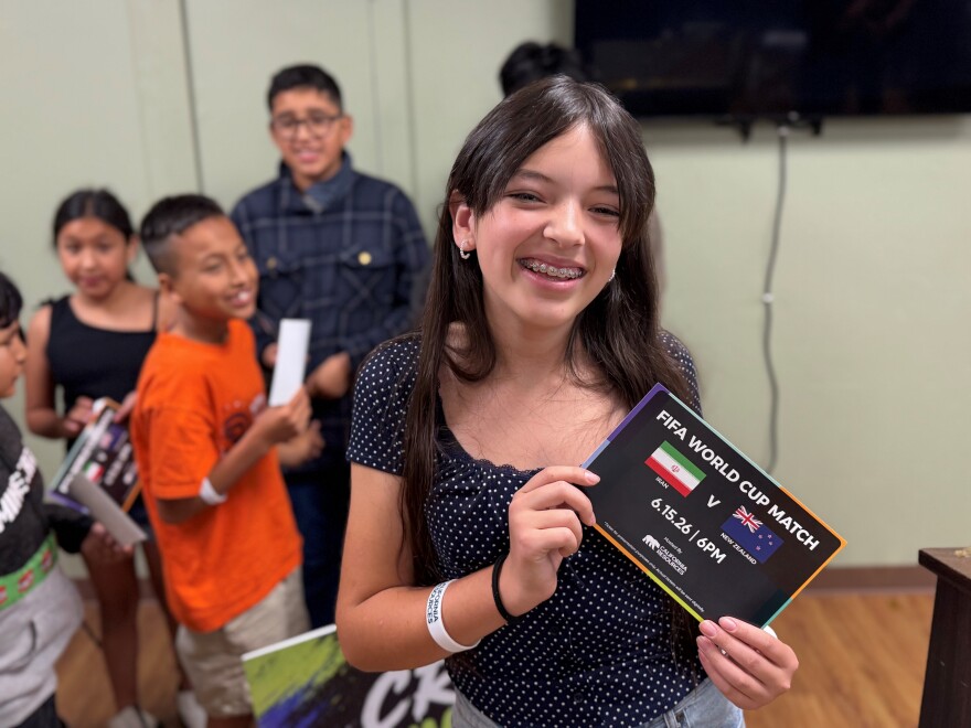 Some youngsters from the Boys and Girls Club of Greater Ventura were surprised with tickets for them and their family ton attend a World Cup game