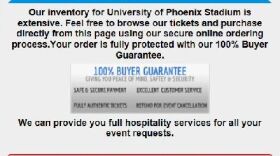 A portion of a page on SBTickets.com, provided by the state Attorney General's Office, offers reassurances to potential ticket buyers for the Super Bowl