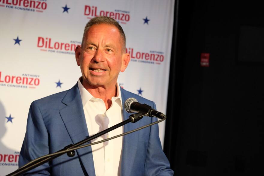 Anthony DiLorenzo of Portsmouth won the Republican nomination in New Hampshire's 1st Congressional District on Sept. 8, 2026.